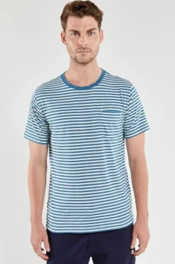 Armor Lux T-shirt Héritage lagoon arm/nature
