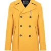Camplin Island Peacoat Shetland geel
