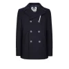 Camplin Island Peacoat Shetland Navy