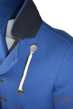 Camplin Island Peacoat Shetland konings blauw