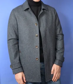 Camplin Overcoat Moon Tweed