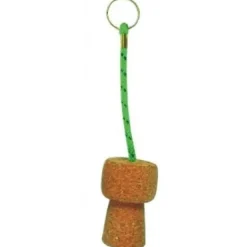 Drijvende sleutelhanger champagne kurk