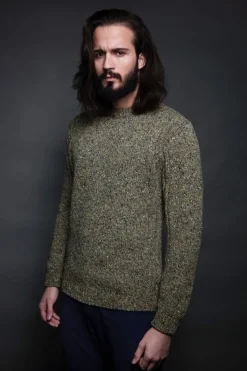 Fisherman out of Ireland Crew Neck ribbed detailing