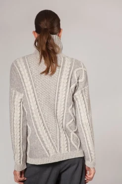 Fisherman out of Ireland Mock Neck Aran