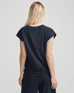 Holebrook Bianca Capsleeve navy