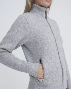Holebrook Claire Fullzip WP Grijs Gemeleerd