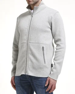 Holebrook Joel gebreid vest grijs