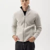 Holebrook Mans Zip Lichtgrijs