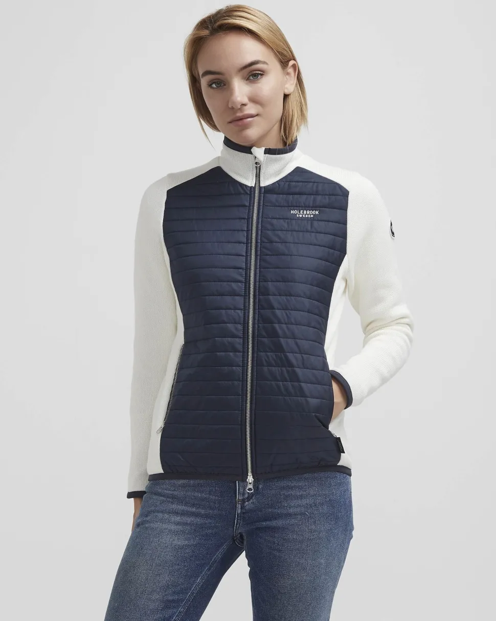 Holebrook Mimmi Fullzip WP Offwhite/Navy