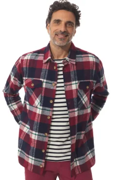 Mousqueton Houthakkers overshirt rood