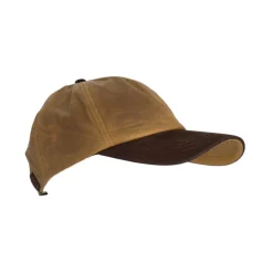 Stallington Wax cap leren klep beige