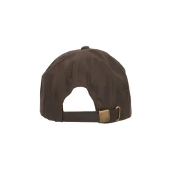 Stallington Wax cap leren klep olijf