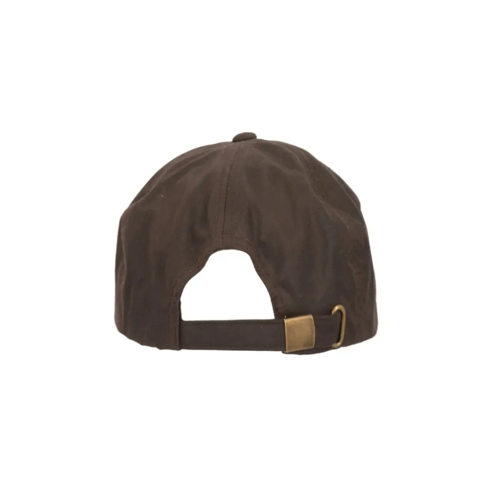 Stallington Wax cap leren klep olijf