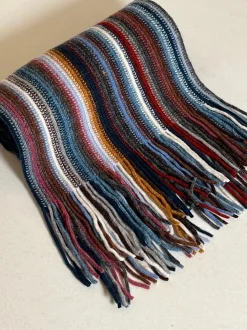 The Scarf Company Sjaal Brown/Blue