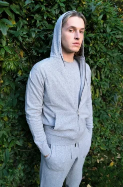 William Lockie Winter Hoodie Kasjmier/merino